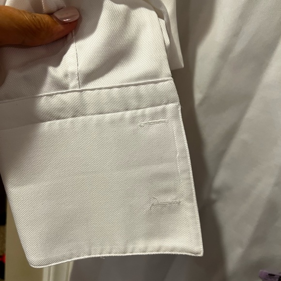 Hugo Boss slim fit Tuxedo shirt Sz 17 1/2 34/35 - Picture 3 of 4